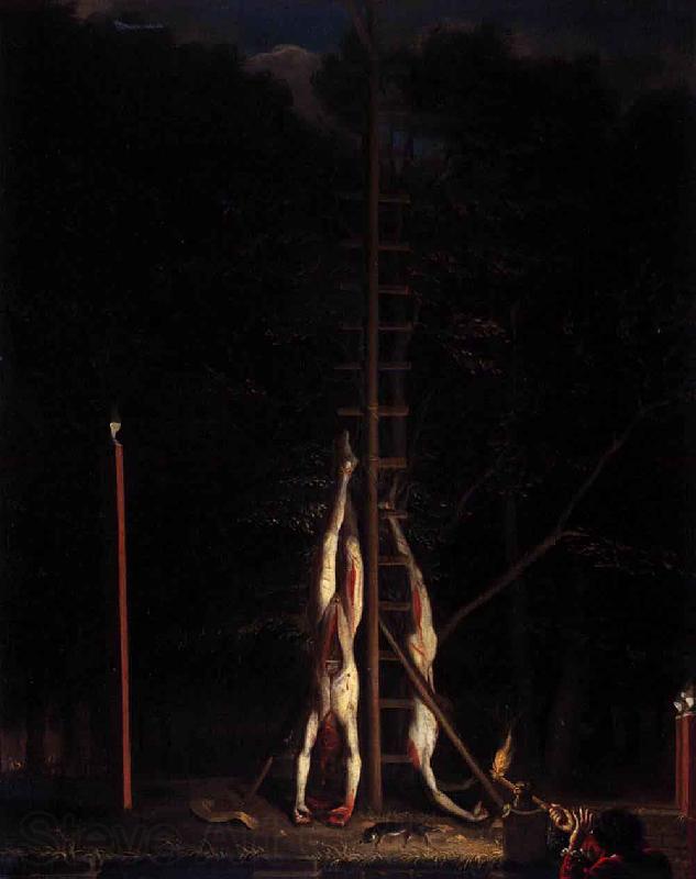 After Jan de Baen The corpses of the brothers De Witt